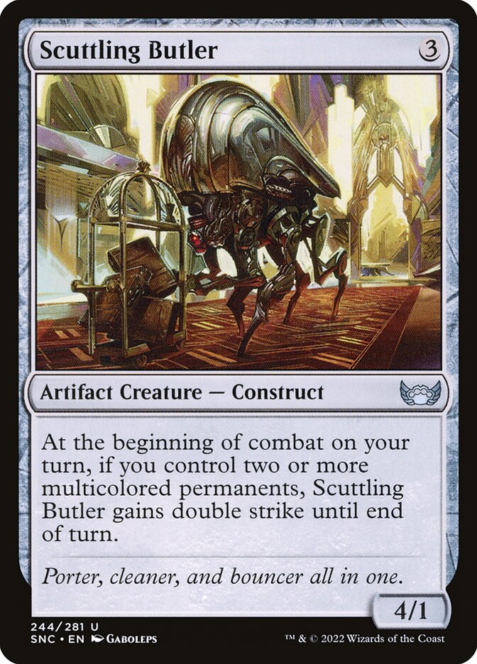 Scuttling Butler | SNC (Foil) - Card Scan