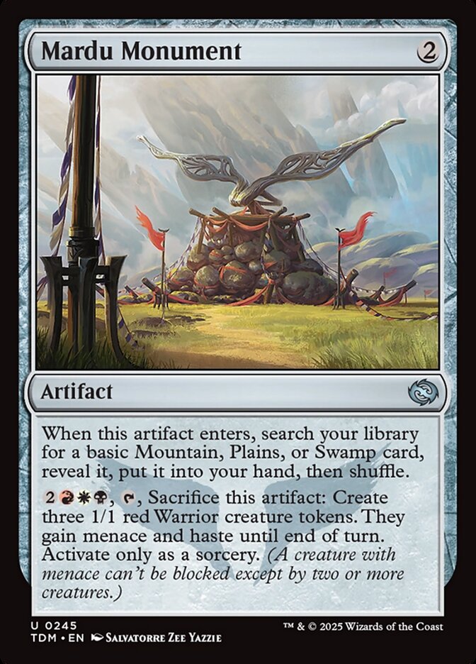 Card Scan of Mardu Monument | TDM