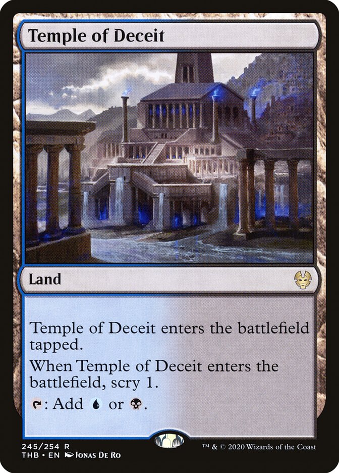 Card Scan of Temple of Deceit | THB