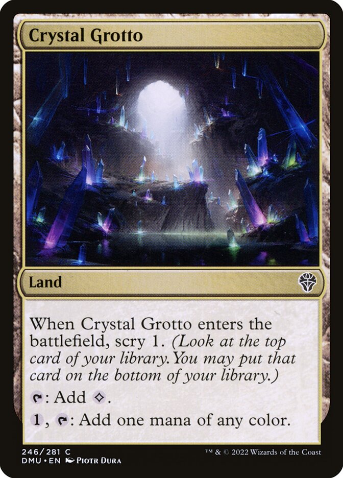Card Scan of Crystal Grotto | DMU