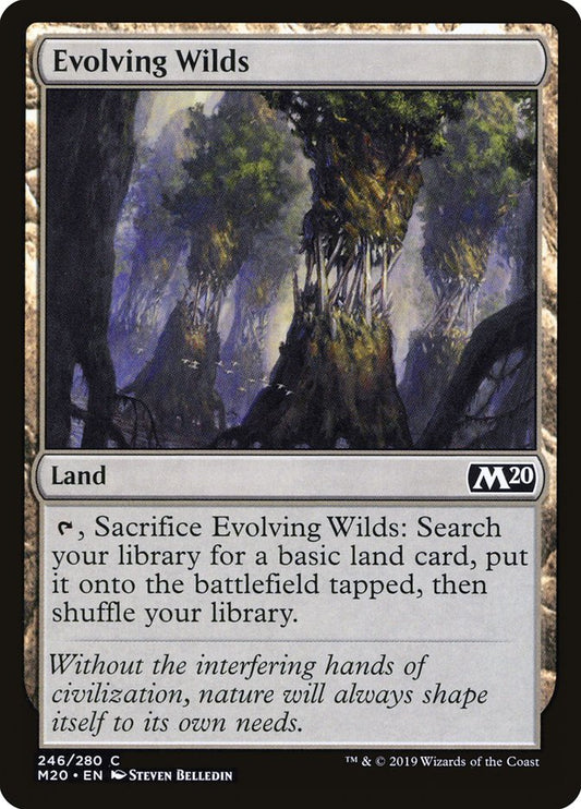 Card Scan of Evolving Wilds | M20