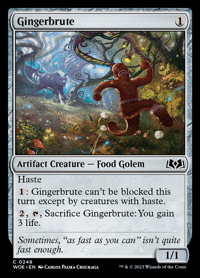 Card Scan of Gingerbrute | WOE