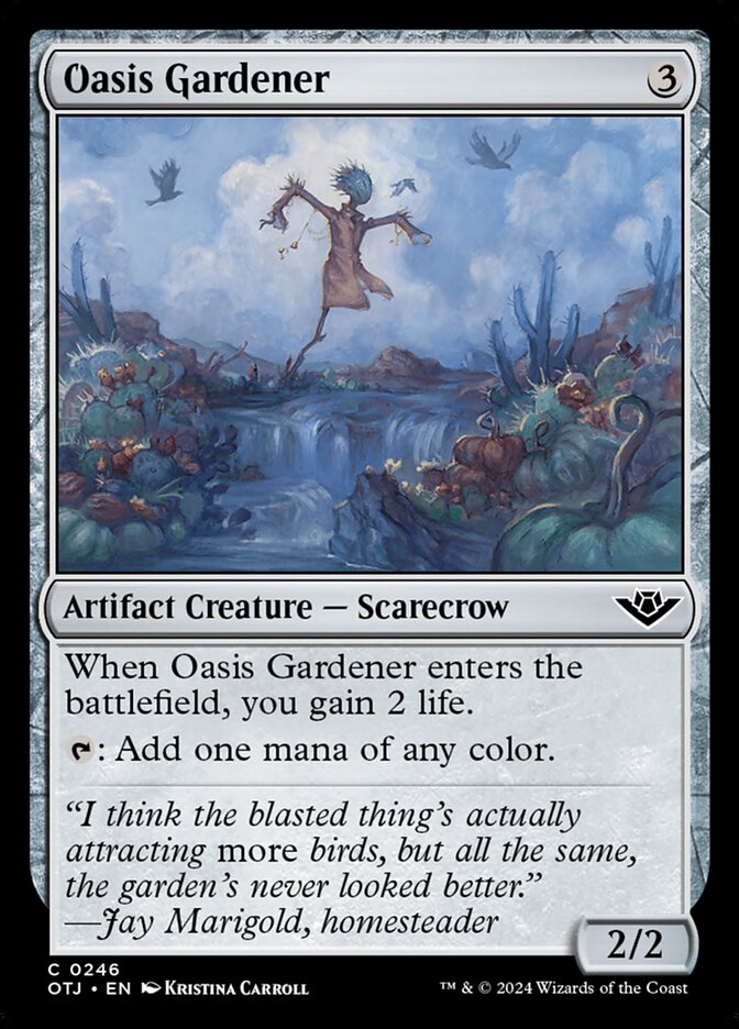 Card Scan of Oasis Gardener | OTJ
