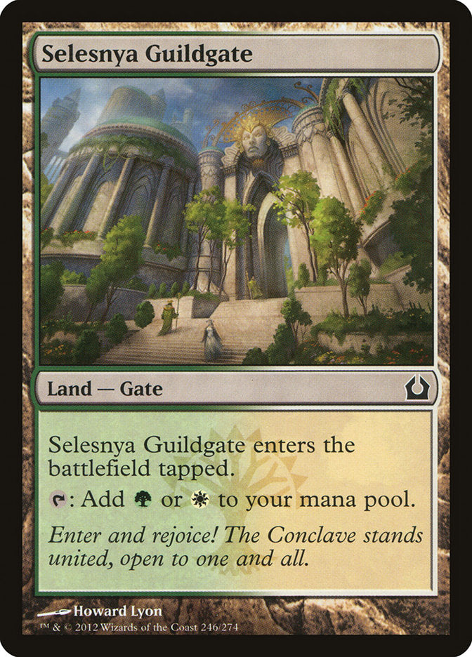 Card Scan of Selesnya Guildgate | RTR