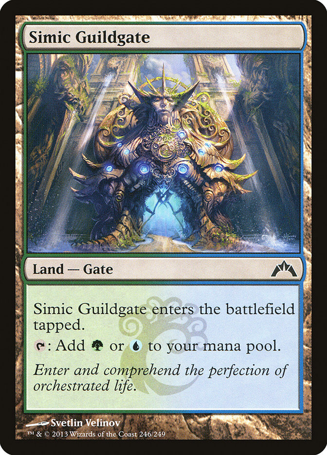 Card Scan of Simic Guildgate | GTC