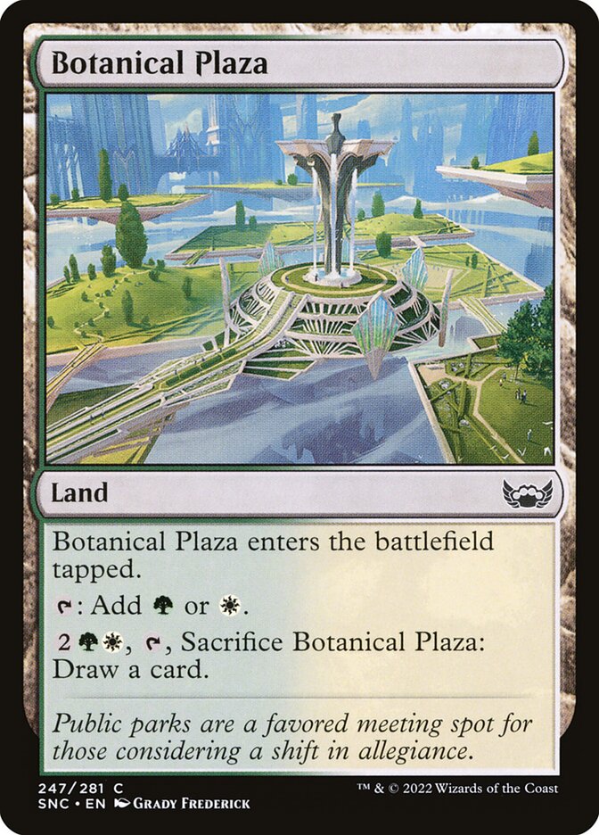 Botanical Plaza | SNC (Foil) - Card Scan