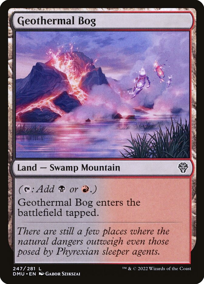 Card Scan of Geothermal Bog | DMU