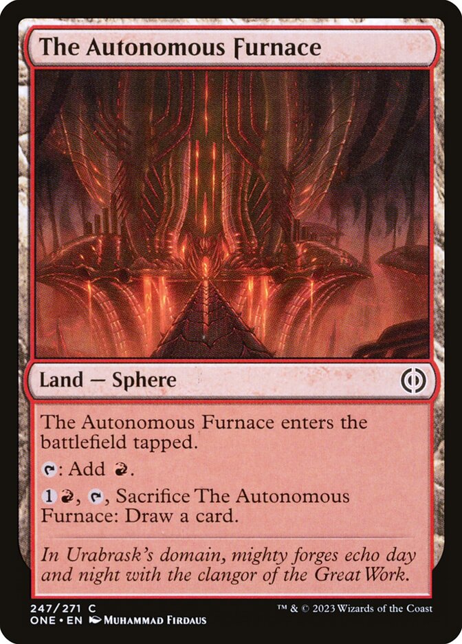 Card Scan of The Autonomous Furnace | ONE