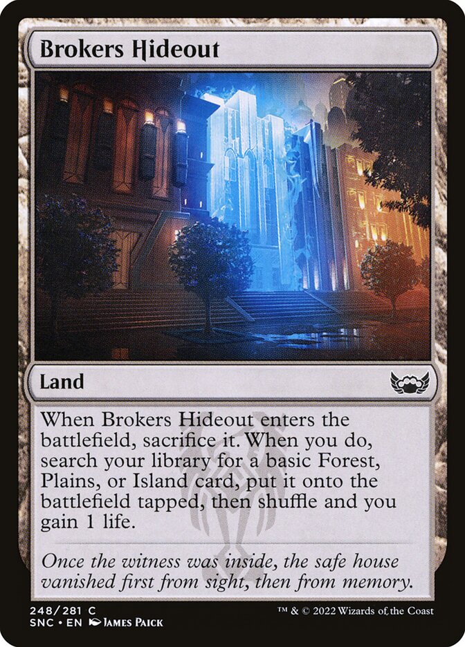 Card Scan of Brokers Hideout | SNC