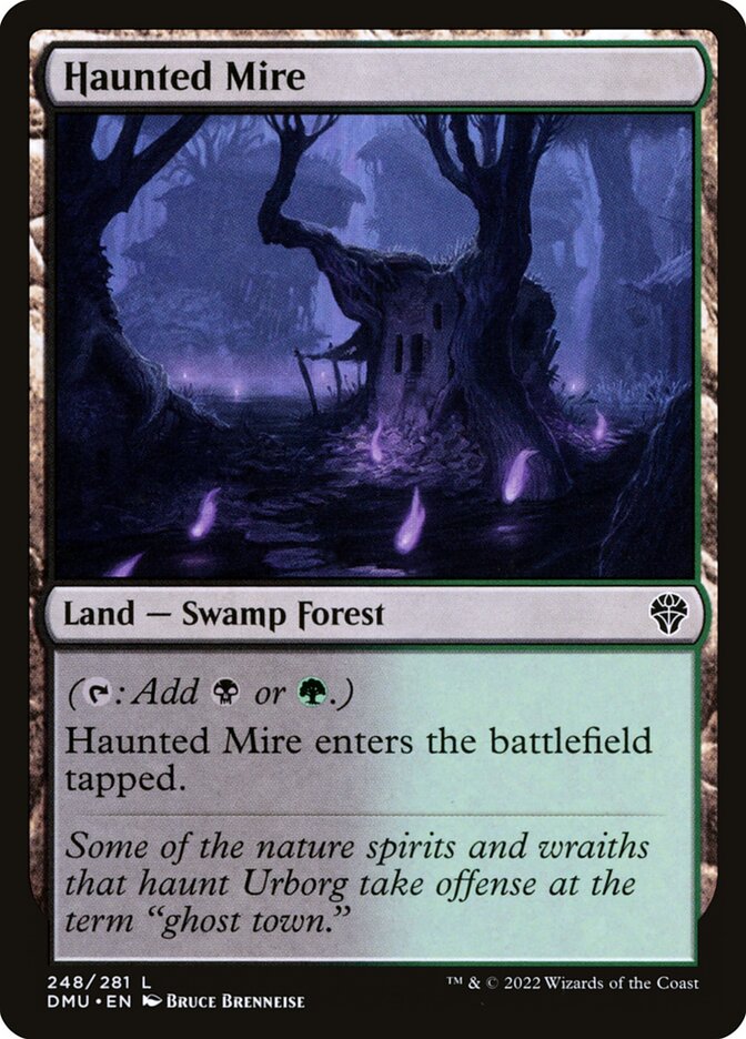 Card Scan of Haunted Mire | DMU