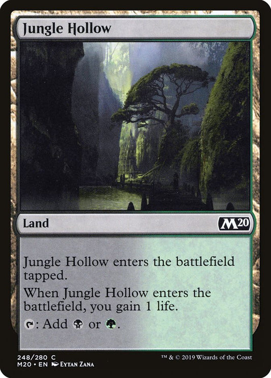Card Scan of Jungle Hollow | M20