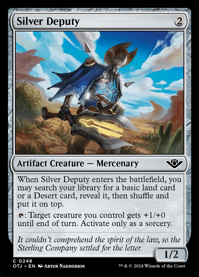 Card Scan of Silver Deputy | OTJ