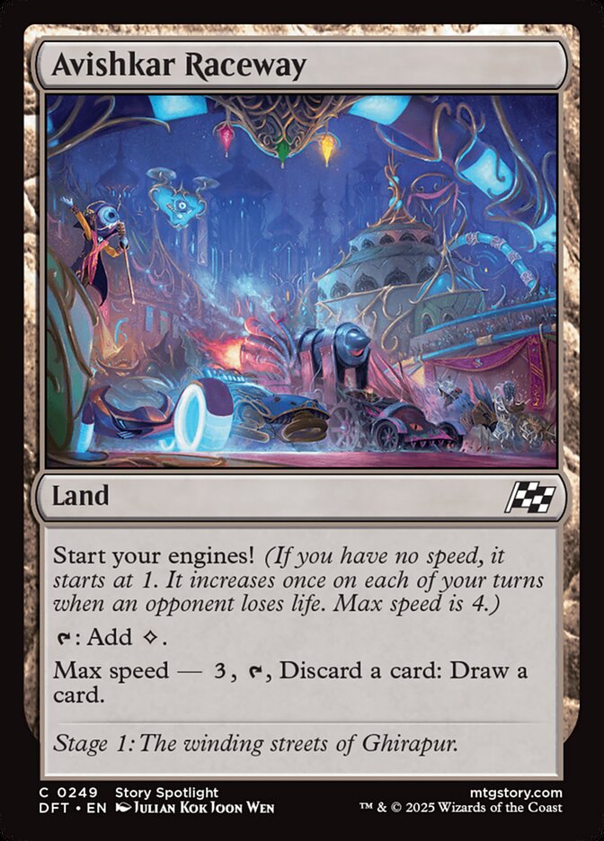 Card Scan of Avishkar Raceway | DFT