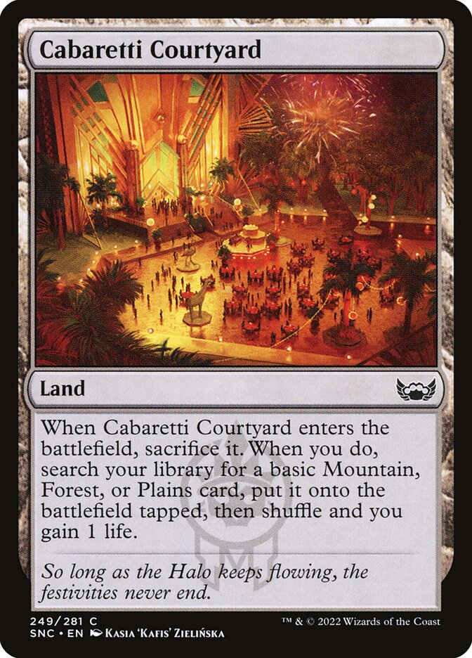 Card Scan of Cabaretti Courtyard | SNC