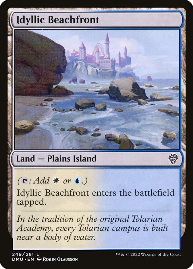 Card Scan of Idyllic Beachfront | DMU