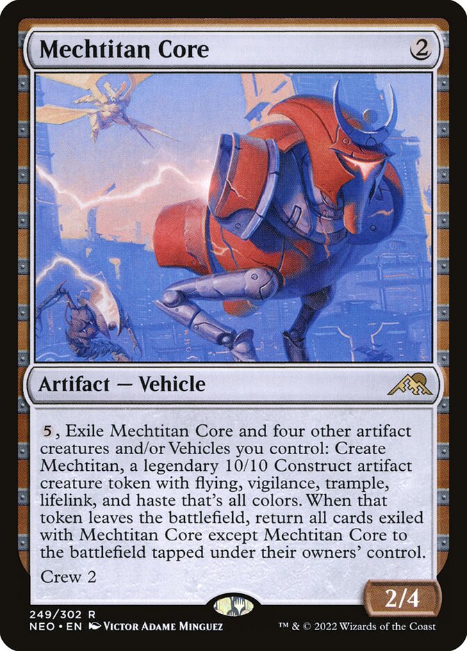 Card Scan of Mechtitan Core | NEO