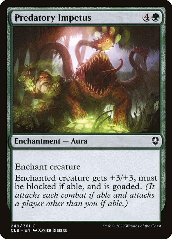 Card Scan of Predatory Impetus | CLB
