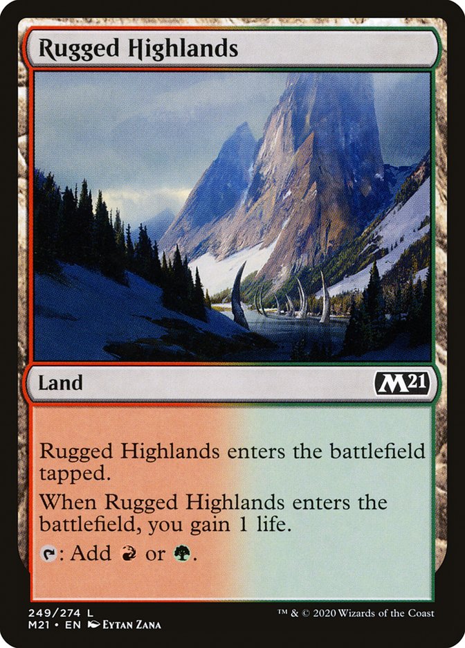 Card Scan of Rugged Highlands | M21