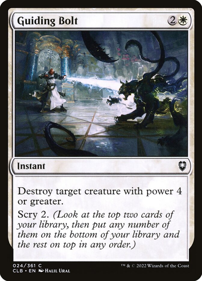 Card Scan of Guiding Bolt | CLB