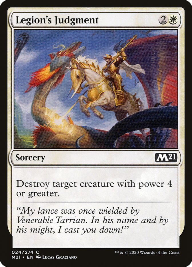 Card Scan of Legion's Judgment | M21
