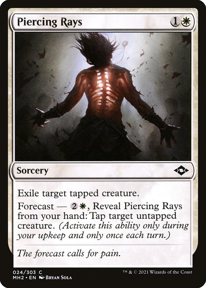 Card Scan of Piercing Rays | MH2