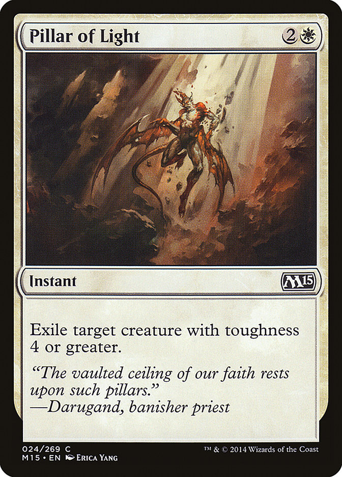 Card Scan of Pillar of Light | M15