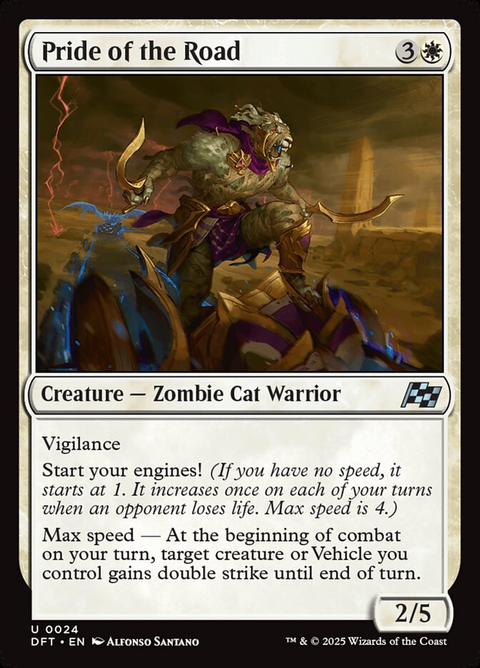 Card Scan of Pride of the Road | DFT