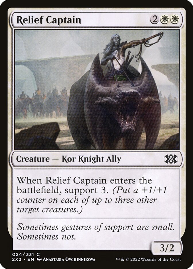Card Scan of Relief Captain | 2X2