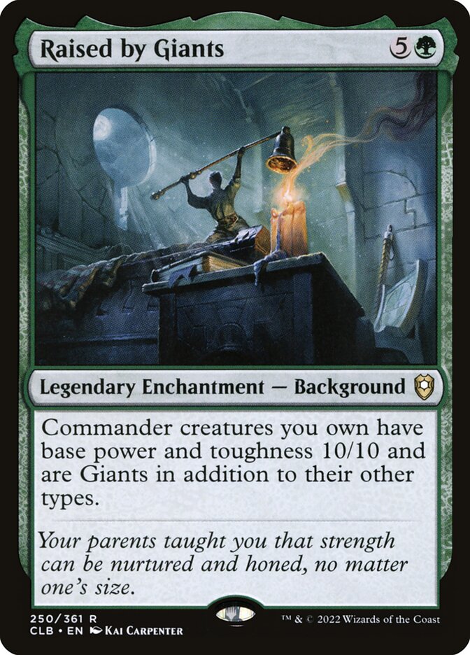 Card Scan of Raised by Giants | CLB