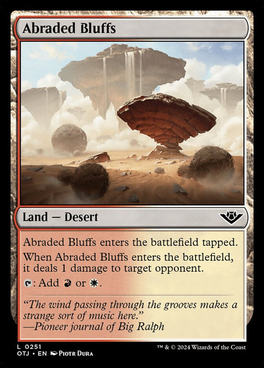 Abraded Bluffs | OTJ