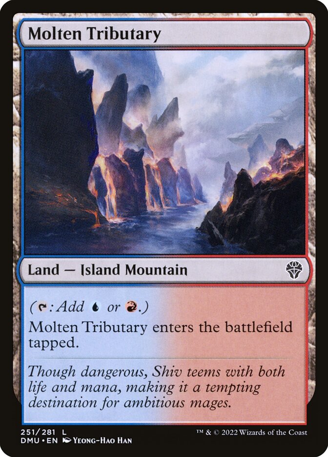Card Scan of Molten Tributary | DMU