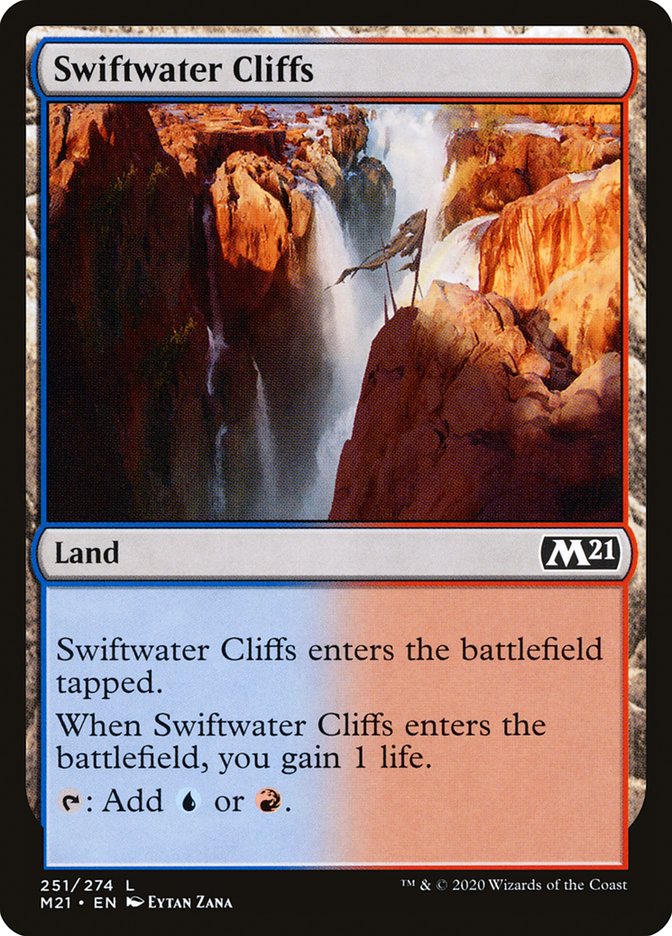 Card Scan of Swiftwater Cliffs | M21