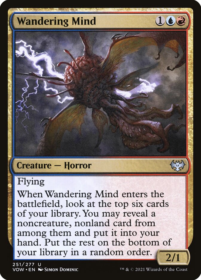 Card Scan of Wandering Mind | VOW