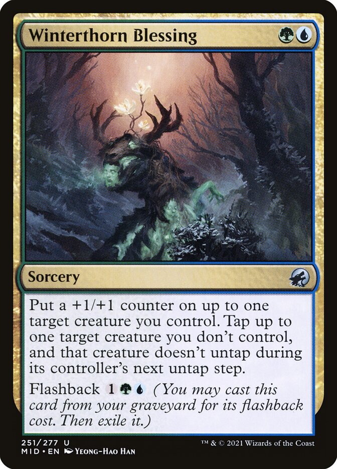 Card Scan of Winterthorn Blessing | MID