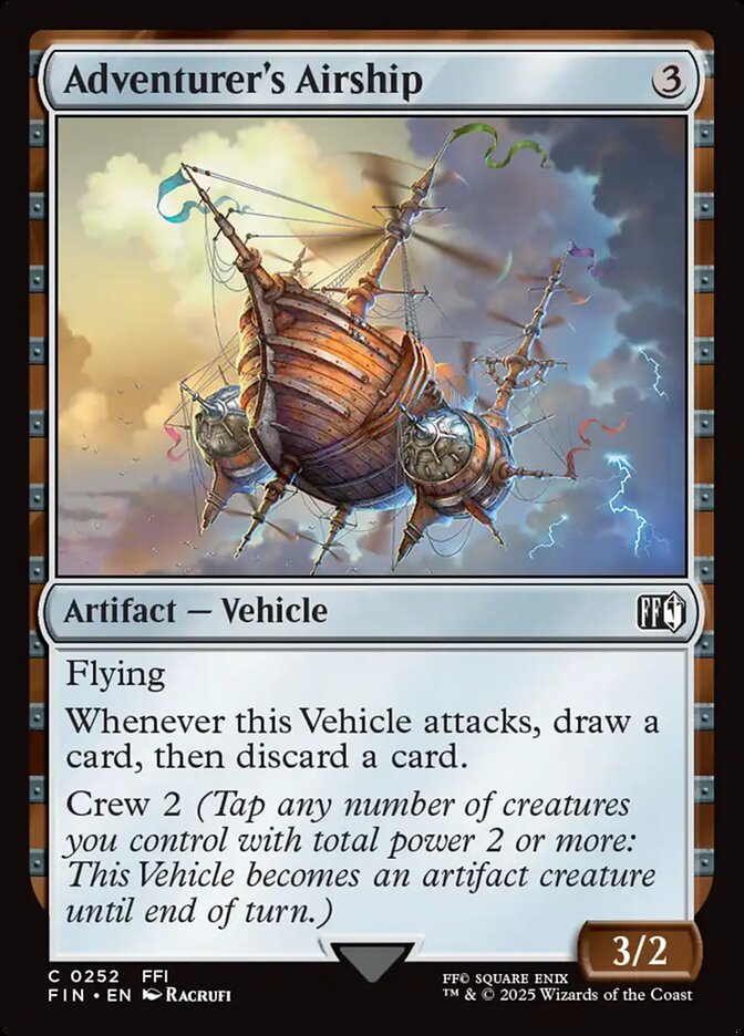 Card Scan of Adventurer's Airship | FIN