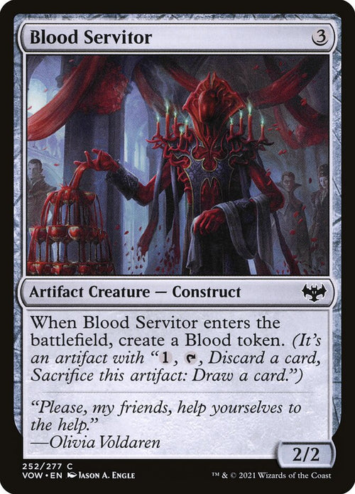 Card Scan of Blood Servitor | VOW