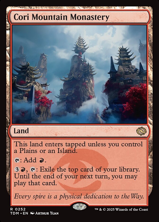 Card Scan of Cori Mountain Monastery | TDM