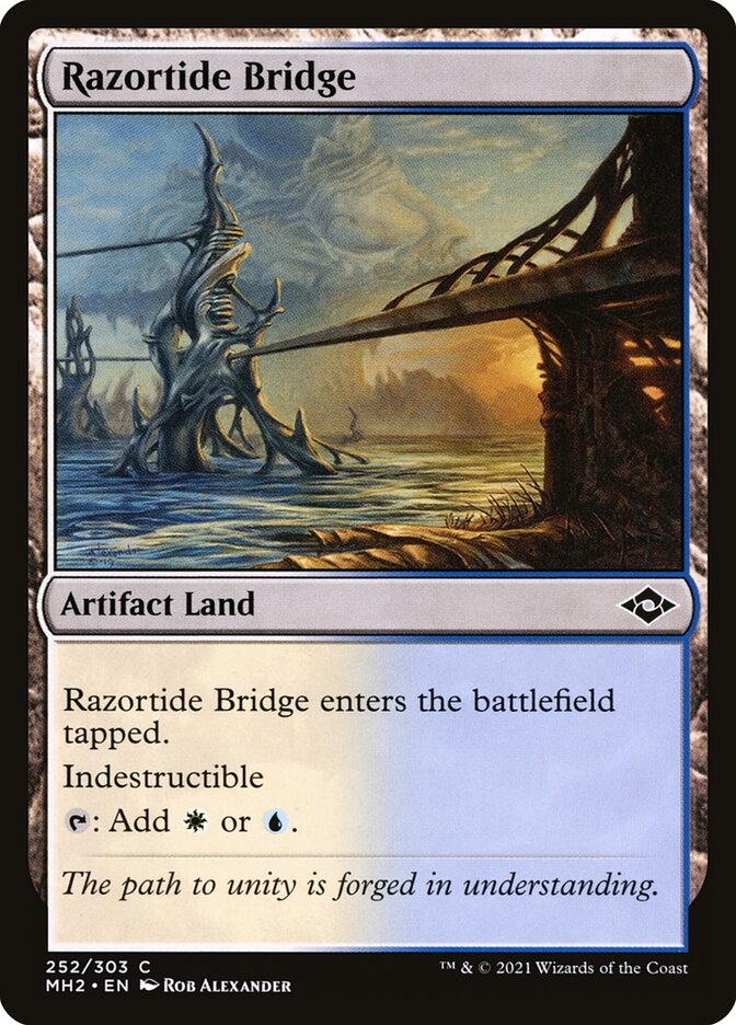 Card Scan of Razortide Bridge | MH2