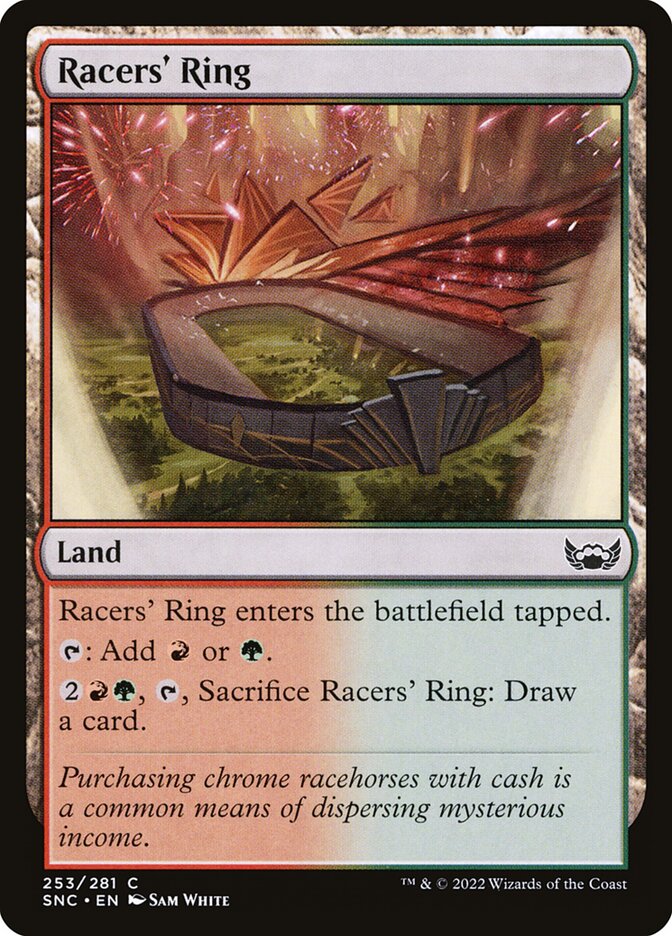 Card Scan of Racers' Ring | SNC
