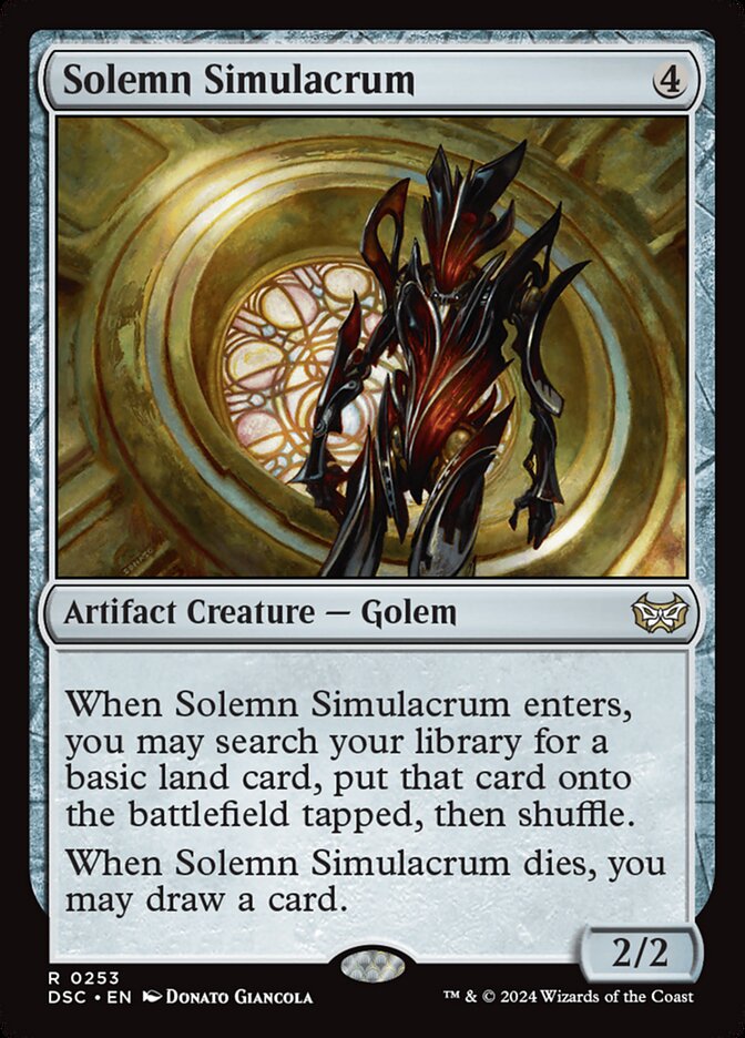 Card Scan of Solemn Simulacrum | DSC