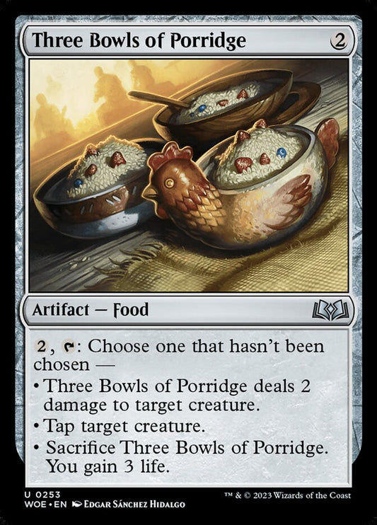 Three Bowls of Porridge | WOE