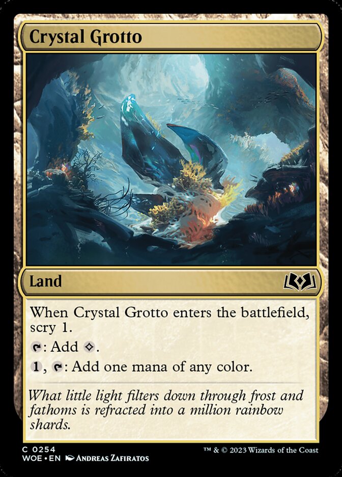 Card Scan of Crystal Grotto | WOE