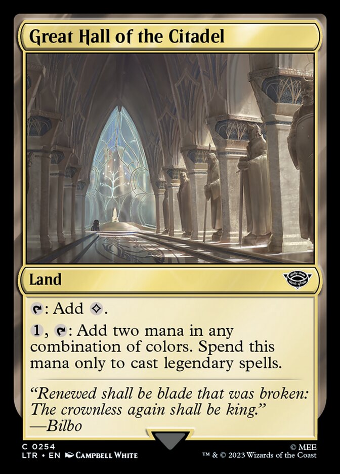 Card Scan of Great Hall of the Citadel | LTR