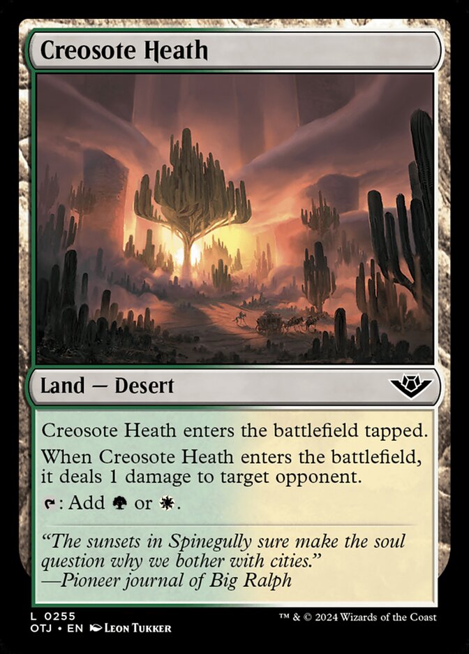 Card Scan of Creosote Heath | OTJ
