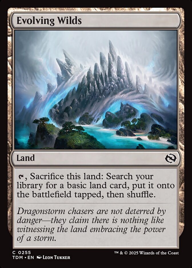 Card Scan of Evolving Wilds | TDM