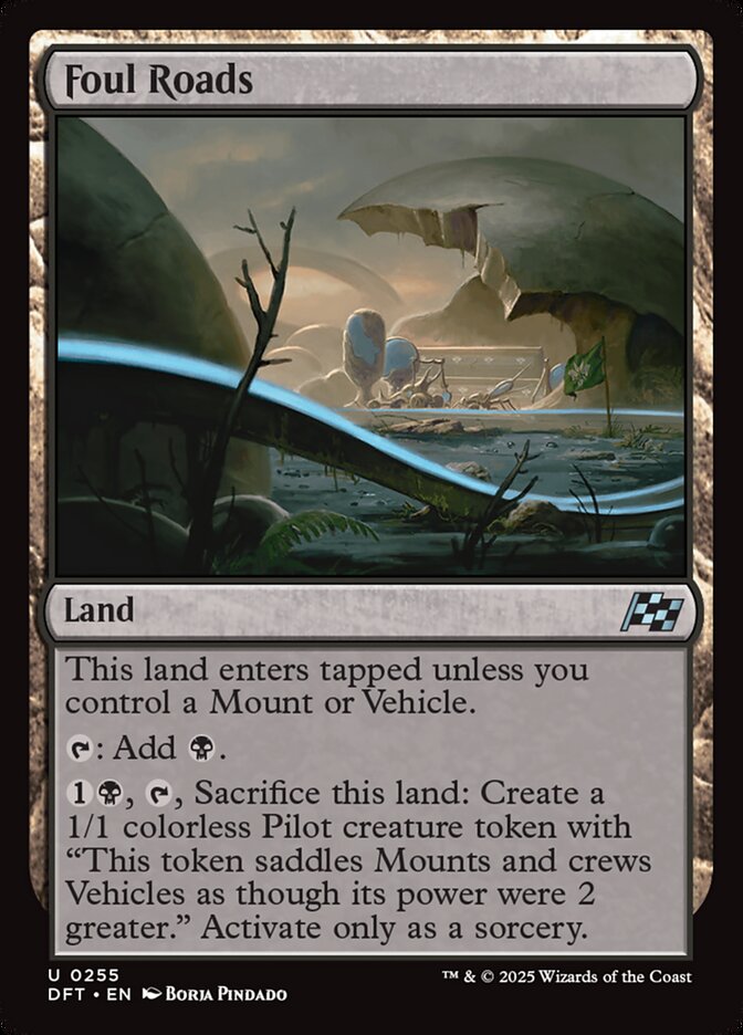 Card Scan of Foul Roads | DFT