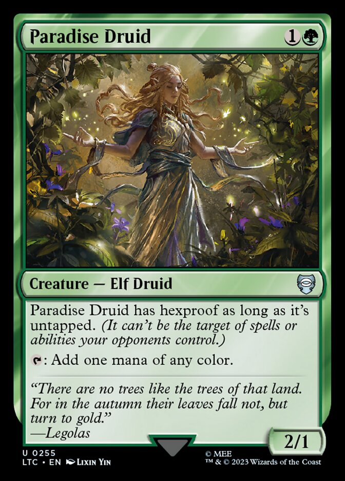Card Scan of Paradise Druid | LTC