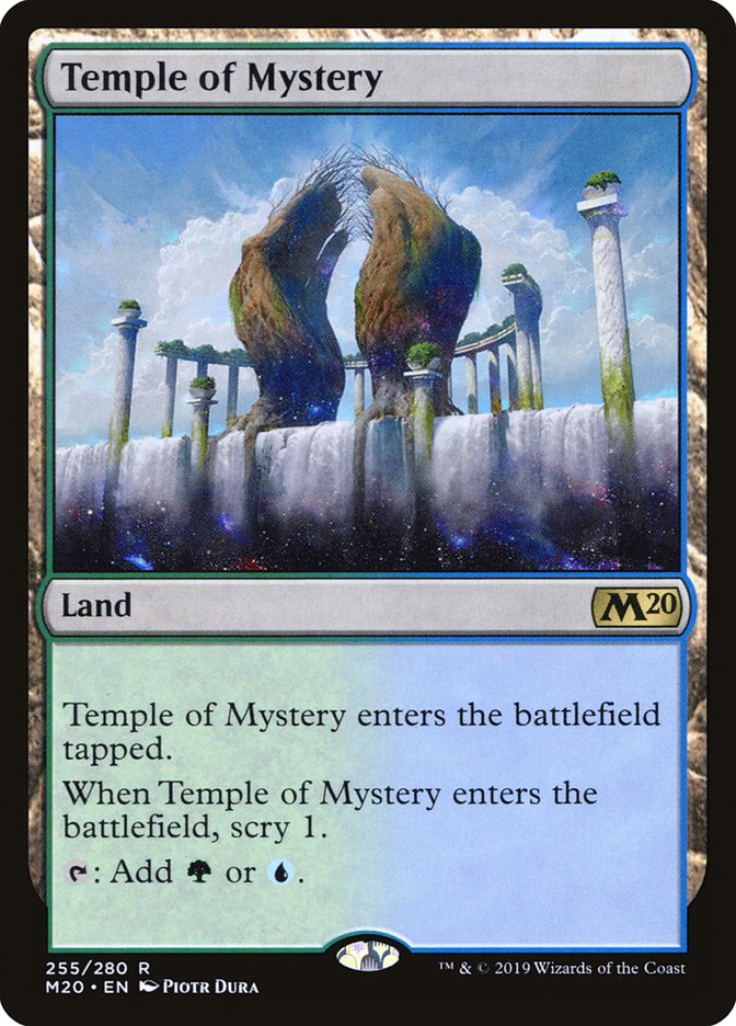 Card Scan of Temple of Mystery | M20