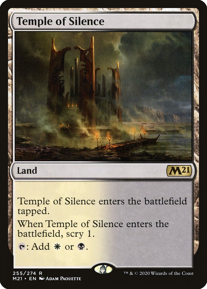 Card Scan of Temple of Silence | M21