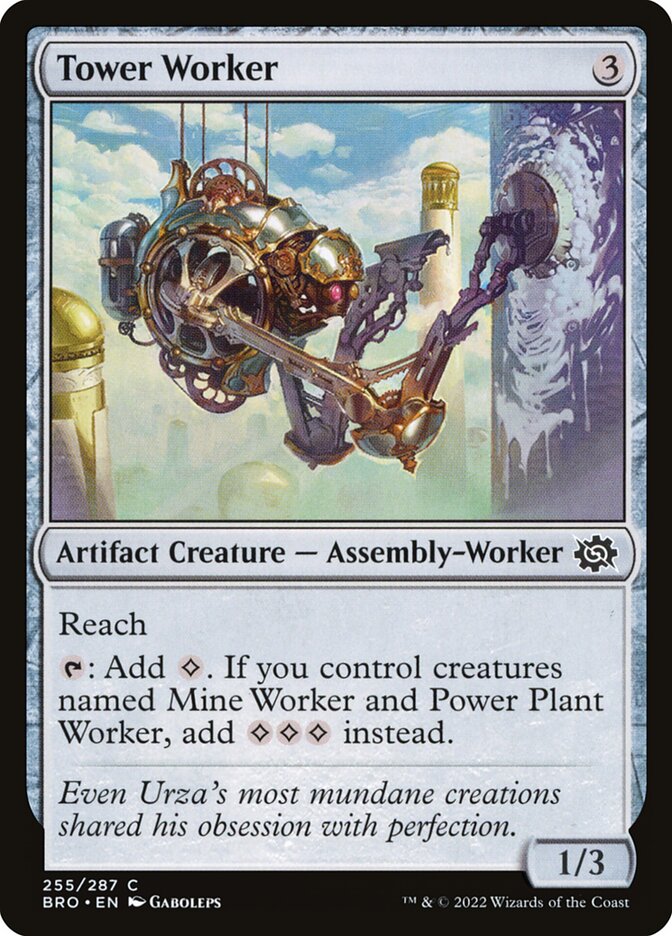 Card Scan of Tower Worker | BRO